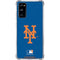 MLB New York Mets - Solid Distressed Galaxy S20 FE Clear Case