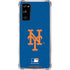 MLB New York Mets - Solid Distressed Galaxy S20 FE Clear Case