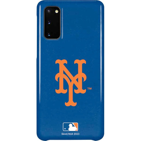 MLB New York Mets - Solid Distressed Galaxy S20 Lite Case
