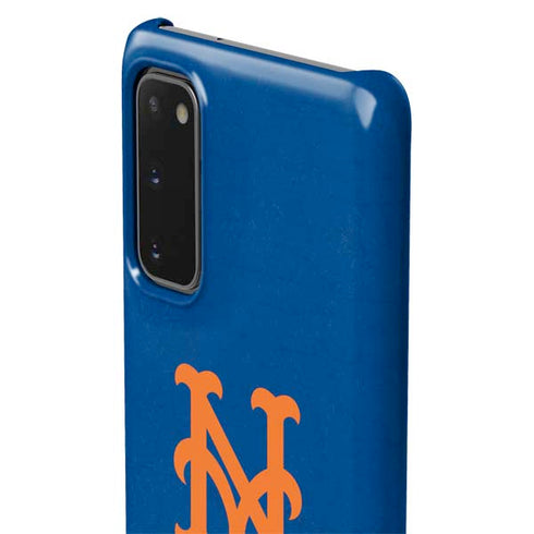 MLB New York Mets - Solid Distressed Galaxy S20 Lite Case