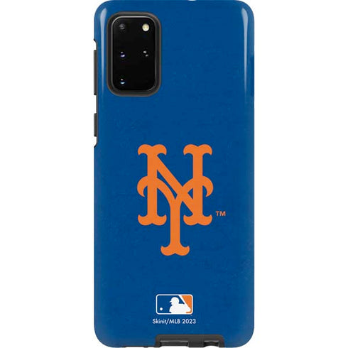 MLB New York Mets - Solid Distressed Galaxy S20 Plus Pro Case