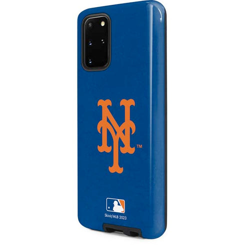 MLB New York Mets - Solid Distressed Galaxy S20 Plus Pro Case