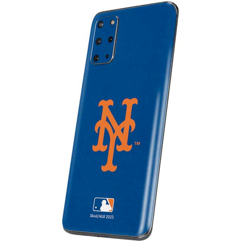 MLB New York Mets - Solid Distressed Galaxy S20 Plus Skin
