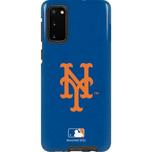 MLB New York Mets - Solid Distressed Galaxy S20 Pro Case