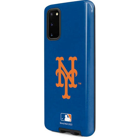 MLB New York Mets - Solid Distressed Galaxy S20 Pro Case