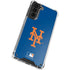 MLB New York Mets - Solid Distressed Galaxy S21 Plus 5G Clear Case