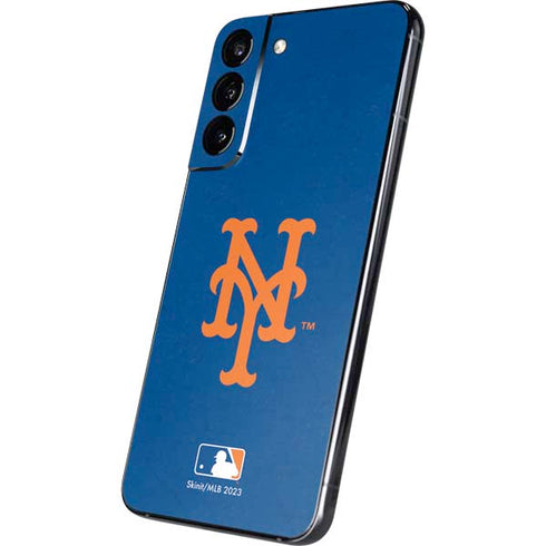MLB New York Mets - Solid Distressed Galaxy S22 Plus Skin
