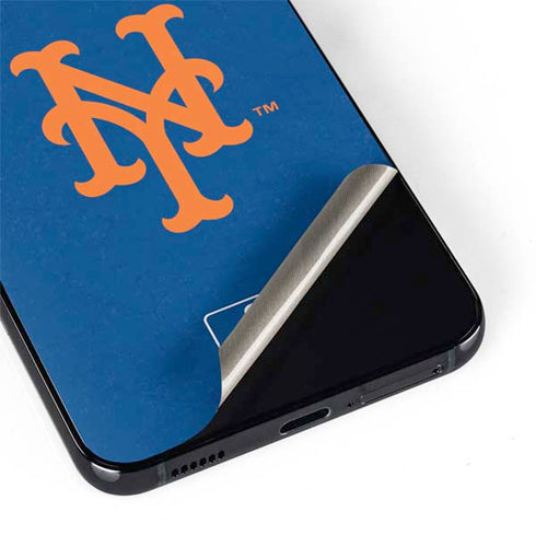 MLB New York Mets - Solid Distressed Galaxy S22 Plus Skin