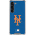 MLB New York Mets - Solid Distressed Galaxy S23 Clear Case