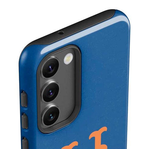 MLB New York Mets - Solid Distressed Galaxy S23 Plus Pro Case