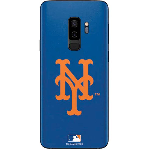 MLB New York Mets - Solid Distressed Galaxy S9 Plus Skin