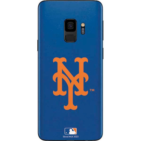MLB New York Mets - Solid Distressed Galaxy S9 Skin
