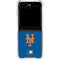 MLB New York Mets - Solid Distressed Galaxy Z Flip5 5G Clear Case