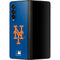 MLB New York Mets - Solid Distressed Galaxy Z Fold3 5G Skin