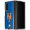 MLB New York Mets - Solid Distressed Galaxy Z Fold4 5G Clear Case