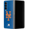 MLB New York Mets - Solid Distressed Galaxy Z Fold4 5G Skin