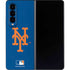 MLB New York Mets - Solid Distressed Galaxy Z Fold4 5G Skin