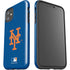 MLB New York Mets - Solid Distressed iPhone 11 Impact Case