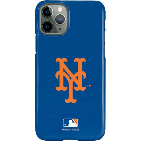 MLB New York Mets - Solid Distressed iPhone 11 Pro Lite Case