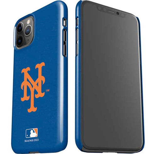 MLB New York Mets - Solid Distressed iPhone 11 Pro Lite Case