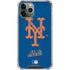 MLB New York Mets - Solid Distressed iPhone 11 Pro Max Clear Case