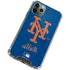 MLB New York Mets - Solid Distressed iPhone 11 Pro Max Clear Case