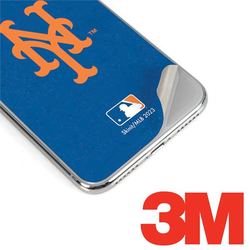 MLB New York Mets - Solid Distressed iPhone 11 Pro Skin