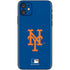 MLB New York Mets - Solid Distressed iPhone 11 Skin