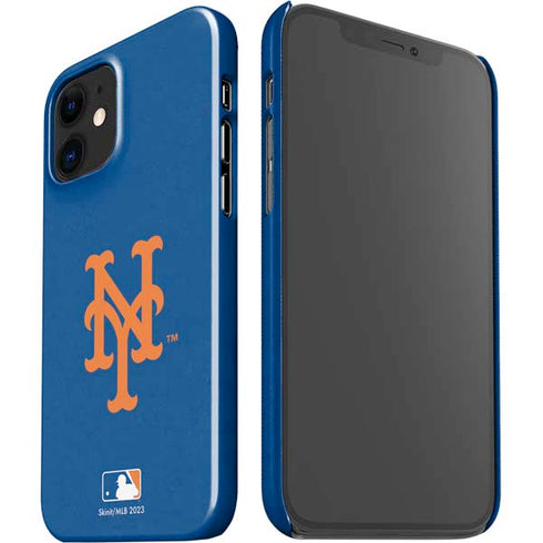 MLB New York Mets - Solid Distressed iPhone 12 Mini Lite Case