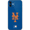MLB New York Mets - Solid Distressed iPhone 12 Mini Skin