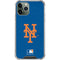 MLB New York Mets - Solid Distressed iPhone 12 Pro Clear Case