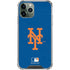 MLB New York Mets - Solid Distressed iPhone 12 Pro Clear Case