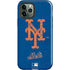 MLB New York Mets - Solid Distressed iPhone 12 Pro Max Impact Case