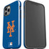 MLB New York Mets - Solid Distressed iPhone 12 Pro Max Impact Case