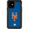 MLB New York Mets - Solid Distressed iPhone 12 Waterproof Case