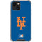 MLB New York Mets - Solid Distressed iPhone 13 Clear Case