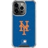 MLB New York Mets - Solid Distressed iPhone 13 Pro Clear Case