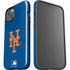 MLB New York Mets - Solid Distressed iPhone 14 Impact Case