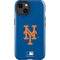 MLB New York Mets - Solid Distressed iPhone 15 Plus Impact Case