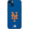 MLB New York Mets - Solid Distressed iPhone 15 Plus Skin