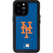 MLB New York Mets - Solid Distressed iPhone 14 Pro Max Waterproof Case