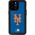 MLB New York Mets - Solid Distressed iPhone 14 Pro Max Waterproof Case