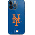 MLB New York Mets - Solid Distressed iPhone 15 Pro Skin
