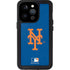 MLB New York Mets - Solid Distressed iPhone 14 Pro Waterproof Case