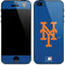 MLB New York Mets - Solid Distressed iPhone 5/5s/5SE Skin