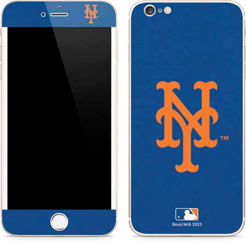 MLB New York Mets - Solid Distressed iPhone 6/6s Plus Skin