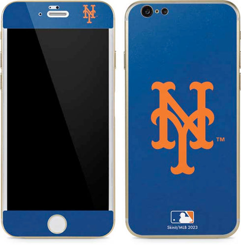MLB New York Mets - Solid Distressed iPhone 6/6s Skin