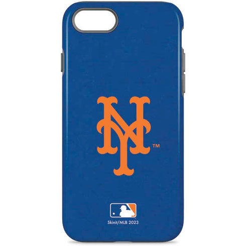 MLB New York Mets - Solid Distressed iPhone 8 Pro Case