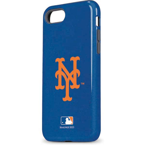 MLB New York Mets - Solid Distressed iPhone 8 Pro Case