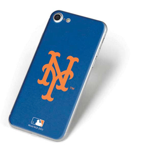 MLB New York Mets - Solid Distressed iPhone 8 Skin